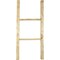 Ekena Millwork 15"W x 36"H x 3 1/2"D Vintage Farmhouse 2 Rung Ladder, Barnwood Decor Collection, Natural Barnwood DECR015X036X04LDRUF - alternate 5